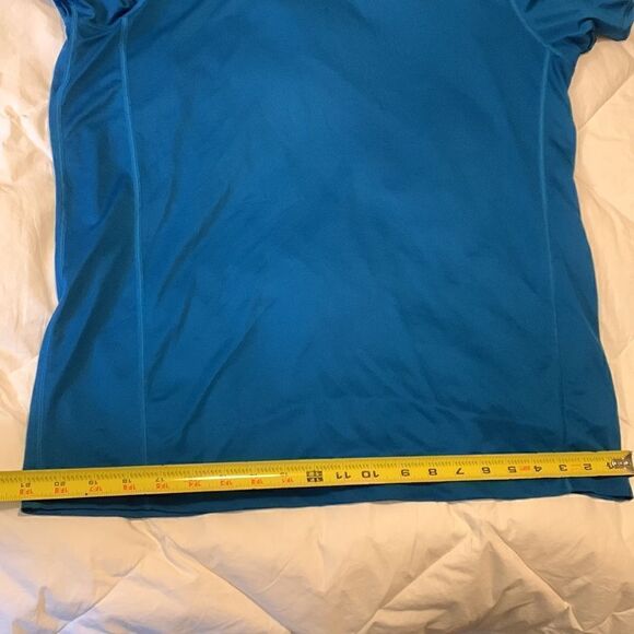 MOUNTAIN HARDWEAR, workout T, light and breathable, men’s large, aqua blue - Picture 9 of 14